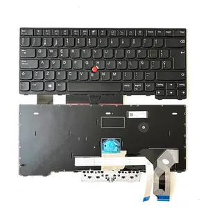 Nieuw Origineel Spaans Sp Notebook Toetsenbord Voor Lenovo Ibm Thinkpad L14 Gen 1 L14 Gen 2 Met Wijzer Zonder Achtergrondverlichting Sn20w67436