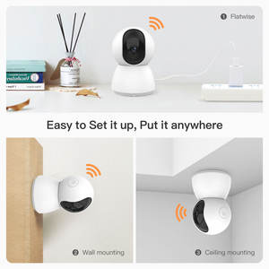 Kamera WiFi Tuya Smart 3MP Desain Baru Sistem Alarm <span class=keywords><strong>IoT</strong></span> PST-<span class=keywords><strong>IOT</strong></span>-C23B Dilengkapi Audio Dua Arah, Penglihatan Malam, CMOS, IP55, Anti-Vandalisme - Product Image 2