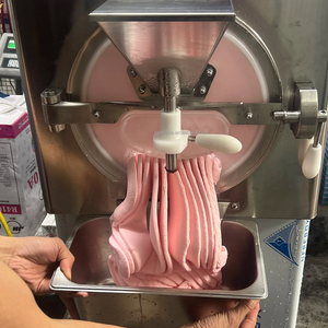 Machine à crème glacée fouettée 108L/H, prix de gros, entièrement automatique, Oceanpower, pour snacks, gelato et crème glacée dure, congélateur discontinu pour bars - Product Image 5