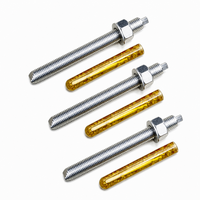 Kit de boulons et capsules d'ancrage chimique zingués pour fixation générale sur béton et ancrage de rayonnages – Vente en gros