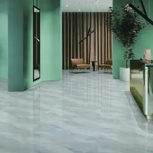 <span class=keywords><strong>Piastrelle</strong></span> in Porcellana Smaltata 1000x1000mm di Foshan, Colore Grigio, per Pavimentazione di Centri Commerciali e Hotel - Product Image 1