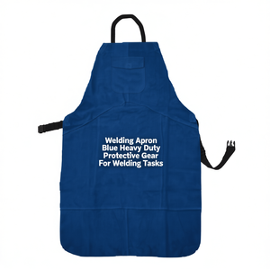 Ttake Welding Apron Blue Heavy Duty Protective Gear For Welding Tasks - Product Image 2