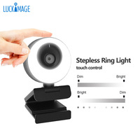 1080P Autofocus Full HD Webcam con micrófono 60fps USB PC Cámara WebCam Streaming para videollamadas Webcam