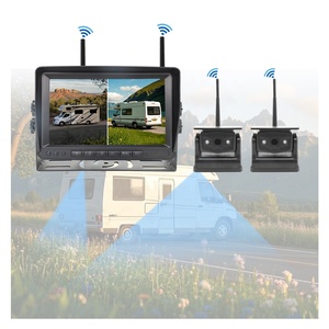 Sistema <span class=keywords><strong>de</strong></span> Cámara Inalámbrica BSD 360 para Camiones y Autocaravanas, Kit <span class=keywords><strong>de</strong></span> Reversa Magnético Solar, Monitor AHD, Pantalla LCD para Vehículo, Visión Trasera 1080P - Product Image 1