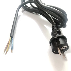 2m negro ENEC KEMA ip44 cable de extensión Europea 2 socket H05VV-F 3G * 1.5mm2 - Product Image 3