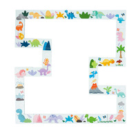 Nouveaux produits enfants Puzzle éducatif dinosaure Solitaire jeu Domino jeu de société penser mémoire échecs éducatifs jouets pour enfants