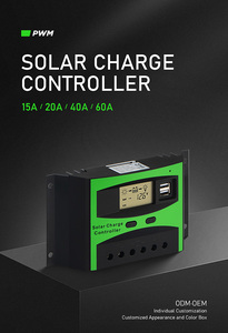 Nouveau régulateur de charge solaire PWM Solardance AT4024 30A GEL SLD FLD avec stabilisateur de batterie 12V 24V automatique et double USB - Product Image 2