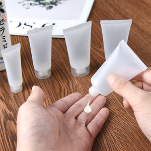 Tube Souple Cosmétique PE Givre Mat Transparent Vide IBELONG 5ml 10ml 15ml 20ml 30ml 50ml 100ml pour Nettoyant Visage ou Crème Mains - Product Image 6
