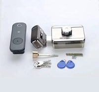 Cerradura Inteligente para Puerta Auvinx, Cerradura Digital con Huella Dactilar, Contraseña, Tarjeta y Control Remoto, Compatible con Tuya WIFI y TTLOCK