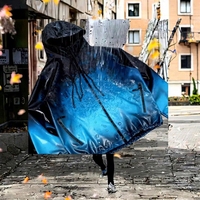 Veste bomber softshell décontractée légère à capuche, coupe ample, automne, imperméable, coupe-vent, changement de couleur activé par l'eau
