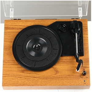 Mobile Vintage in Legno per Giradischi, Grammofono Antico con Altoparlante Bluetooth per Musica Classica - Product Image 6