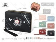 Portafoglio da Donna a Scomparto Singolo, Piccolo, in Microfibra Sintetica con Chiusura a Zip, per Uso Quotidiano - Product Image 1