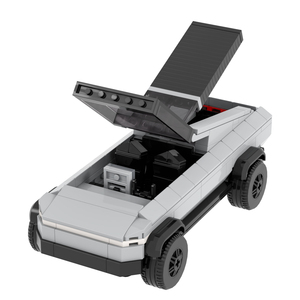 MOC Bricks <strong>Car</strong> MOC4132 City Series <strong>Tesla</strong> Cyberpunk Boy Gifts DIY Juguetes Mini Building Block Sets Educational Kids <strong>Toys</strong> - Product Image 5