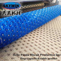 Mesin Pembuat Biskuit Hello Pandan Skywin 2026, Lini Produksi Kue Soda Cracker, Ekonomis, Dengan Depositor Selai Dua Warna