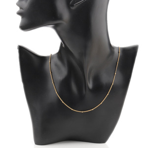 Chaîne <span class=keywords><strong>de</strong></span> collier en acier inoxydable plaqué or 18 carats, accessoires <span class=keywords><strong>de</strong></span> bijoux, vente chaude - Product Image 4