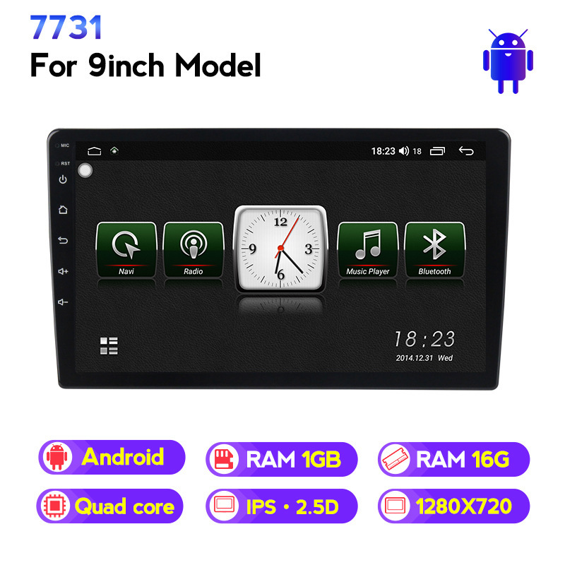 Universal Car Audio - 8 Core Android 4+64GB Stereo