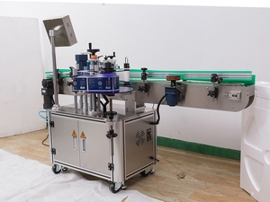 LKYP-100B tự động Chai nhựa PET ghi nhãn Sticker Tabletop double side chai tròn ghi nhãn máy với ngày coder - Product Image 3