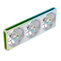 Ventilador AntarcChill 360 240 120mm RGB Direccionable PWM con Rodamiento Fluido, 40CFM, Bajo Ruido, Refrigeración para Computadora de Escritorio, Radiador, Caja