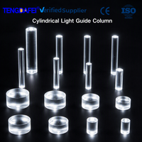 Tubo de Luz de 1 mm, Guía de Luz Cilíndrica, Guía de Luz LED Acrílica Transparente para Montaje en Panel PCB, Indicador, Longitud Personalizada OEM