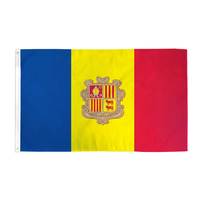 Drapeau national personnalisé 3x5 pieds en polyester durable, imprimé numériquement, respectueux de l'environnement, conception personnalisée avec votre image, double couture amusante