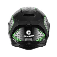 Casques d'équitation de moto sur route approuvés par points pour moto casques de moto intégraux modulaires de sécurité