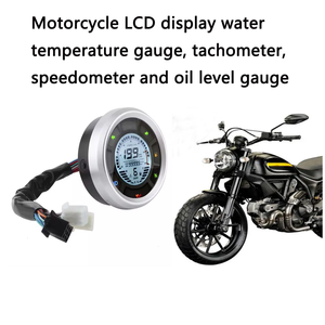 मोटरसाइकिल एलसीडी डिस्प्ले वाटर तापमान गेज टैकोमीटर स्पीडोमीटर स्पीडोमीटर और तेल स्तर गेज - Product Image 3