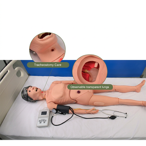 Maniquí de Enfermería Femenino Avanzado BIX-H220B, Modelo de Silicona Médica con Funciones Completas, Modelo de Edad Avanzada para Cuidado de Traqueostomía y Observación Pulmonar - Product Image 1