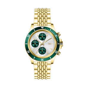 Reloj Coastal Pace con correa metálica y movimiento de cuarzo, que combina estilo urbano para negocios y uso diario con comodidad duradera. - Product Image 2