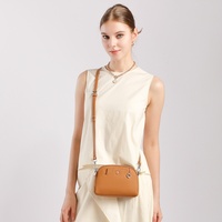 Vente en gros Fashionista Femme Cuir Véritable Sacs à Bandoulière Dames Mode Bandoulière Petit Sac à Bandoulière Polyvalent Filles Personnalisé