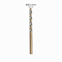 Foret hélicoïdal HSS à queue droite 1-2,5 mm, entièrement affûté, en acier inoxydable, fabrication OEM