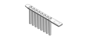 Peignes de précision à 8 bandes en polypropylène clair, lot de pièces de bonne qualité, avec verrouillage de sécurité, adapté à ALLSHENG et Himedia - Product Image 6