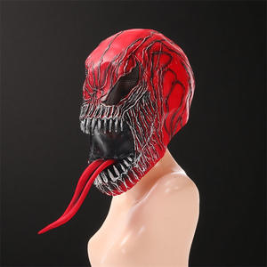 Venta al por mayor de látex de Los Vengadores de Halloween conjunto de cabeza completa COS Red Spider Man <span class=keywords><strong>Blood</strong></span> Venom nueva Máscara fabricante - Product Image 3