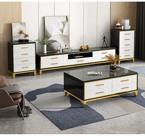 Aluminum Alloy Solid <b>Black</b> and Gold Nordic Minimalist Kitchen Bedroom Cabinet Wardrobe Drawer Pull Handle Durable - Product Image 4