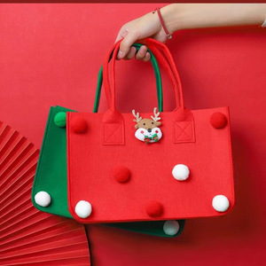 Emballage de cadeau coloré en vrac sacs d'emballage de bijoux sacs en papier fourre-tout de luxe avec poignée sacs cadeaux de Noël - Product Image 5