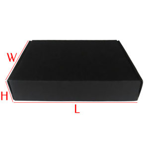 Cajas de papel personalizadas para embalaje de ropa, embalaje de cartón corrugado, negro, para correo <span class=keywords><strong>postal</strong></span> o correo <span class=keywords><strong>postal</strong></span> - Product Image 3