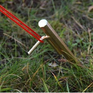 57479-2 # Clavijas de acero extra fuertes para tienda 50cm Anclajes de tierra Estacas de clavos para pisos duros - Product Image 6