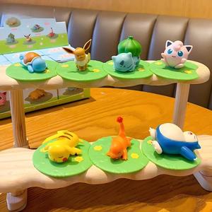 ชุดฟิกเกอร์นอนพักผ่อนบนสนามหญ้าแบบสุ่ม 7 แบบ ท่าทางน่ารัก พร้อมฐานหญ้า วัสดุ PVC ของตกแต่งโต๊ะทำงาน ของขวัญสำหรับนักสะสม<span class=keywords><strong>อนิเมะ</strong></span> - Product Image 4