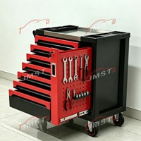 JMST Juego de Herramientas de 201 Piezas, Caja de Herramientas Profesional con Cajones, Gabinete de Almacenamiento de Acero para Herramientas, Certificación CE OEM, para Taller y Reparación de Automóviles