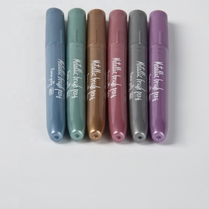 Nhà Máy OEM Đầy Màu Sắc Kim Loại Rượu Thủy Tinh Cửa Sổ Mực Kim Loại Có Thể Giặt Bút Đánh Dấu - Product Image 6