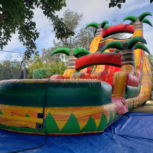 Đôi một làn ngoài trời PVC bơm hơi trượt nước có thể tháo rời hồ bơi trẻ em Người lớn sân sau giải trí tuyệt vời sử dụng trong nhà - Product Image 3