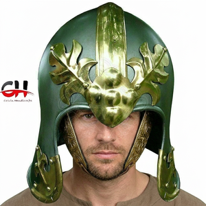 CHk Medieval Barbuta Armor Helmet Great Knight 18Ga Polished Handmade Metal Round Sca for Mother's Day Father's Day Christmas - Product Image 1