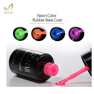 OEM ODM Private Label Soak OFF Gel Neon Summer Color Polish Nail Gel Color UV Gel Disco Rubber Base