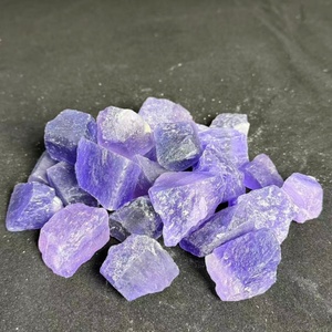 Pierre de <span class=keywords><strong>fluorite</strong></span> violette naturelle brute, grappes de cristaux violets bruts, spécimen minéral de haute qualité, Feng Shui, bijoux de guérison, décoration - Product Image 5