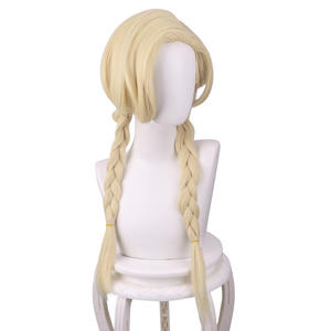 Perruque de cosplay Ainizi 60 cm, tresses blondes, personnage de Haitani Ran, inspirée de Tokyo Revengers - Product Image 3