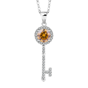 Elegante Collana con Ciondolo a Forma di Stella e <span class=keywords><strong>Luna</strong></span> in Moissanite, <span class=keywords><strong>Argento</strong></span> S925, Colore <span class=keywords><strong>D</strong></span>, Gioiello Raffinato da Donna per Uso Quotidiano - Product Image 6