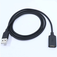Cable de Extensión USB 2.0 de 480 Mbps, Macho a Hembra, para Sincronización de Datos, Compatible con Laptop, PC, Mouse Gamer, Smart TV, Disco Duro