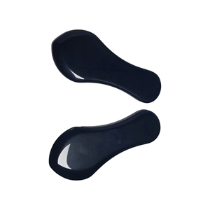 Plantilla con forma de piedra natural, herramienta de belleza Gua Sha de obsidiana negra - Product Image 2