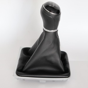 Golf 7 Gear <b>Knob</b> Manual Leather Grain Ergonomic <b>Shift</b> Lever Handle - Product Image 2