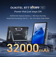 OUKITEL-Tablet PC resistente RT7 TITAN 5G, 10,1 pulgadas FHD + 12GB + 512GB 32000mAh, batería IP68 IP69K, Android 15, resistente