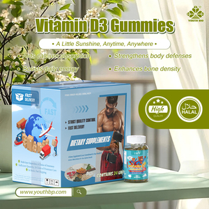 Gomitas de Vitamina D3 OEM, Suplemento Diario Fácil de <span class=keywords><strong>Tomar</strong></span> <span class=keywords><strong>para</strong></span> Personas con Poca Exposición Solar, Gran Stock, 400 UI, Caramelos Blandos - Product Image 2